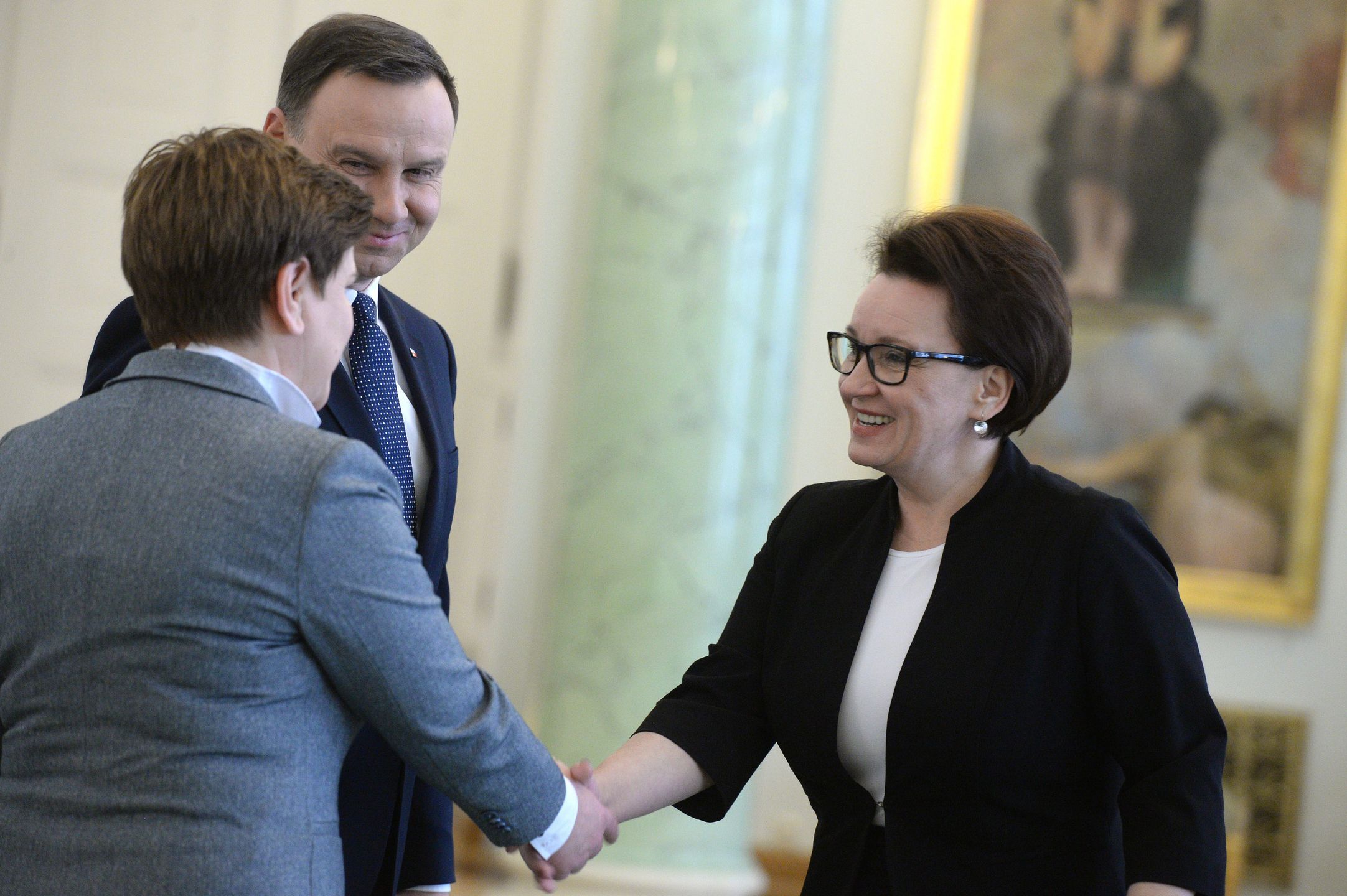B. Szydło, A. Duda, A. Zalewska 