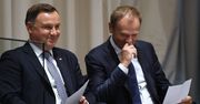 Andrzej Duda i Donald Tusk rozmawiali ze sobą uśmiechnięci. Znamy fragmenty rozmowy