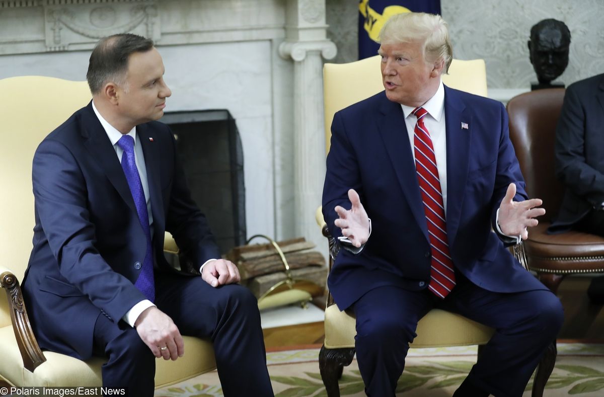 Andrzej Duda o rozmowach z Donaldem Trumpem. "Wyznajemy te same wartości"