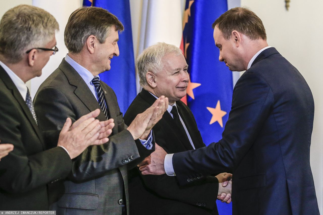Reelekcja Andrzeja Dudy po utracie Senatu priorytetem dla PiS. Jarosław Kaczyński "zaciągnie hamulec"