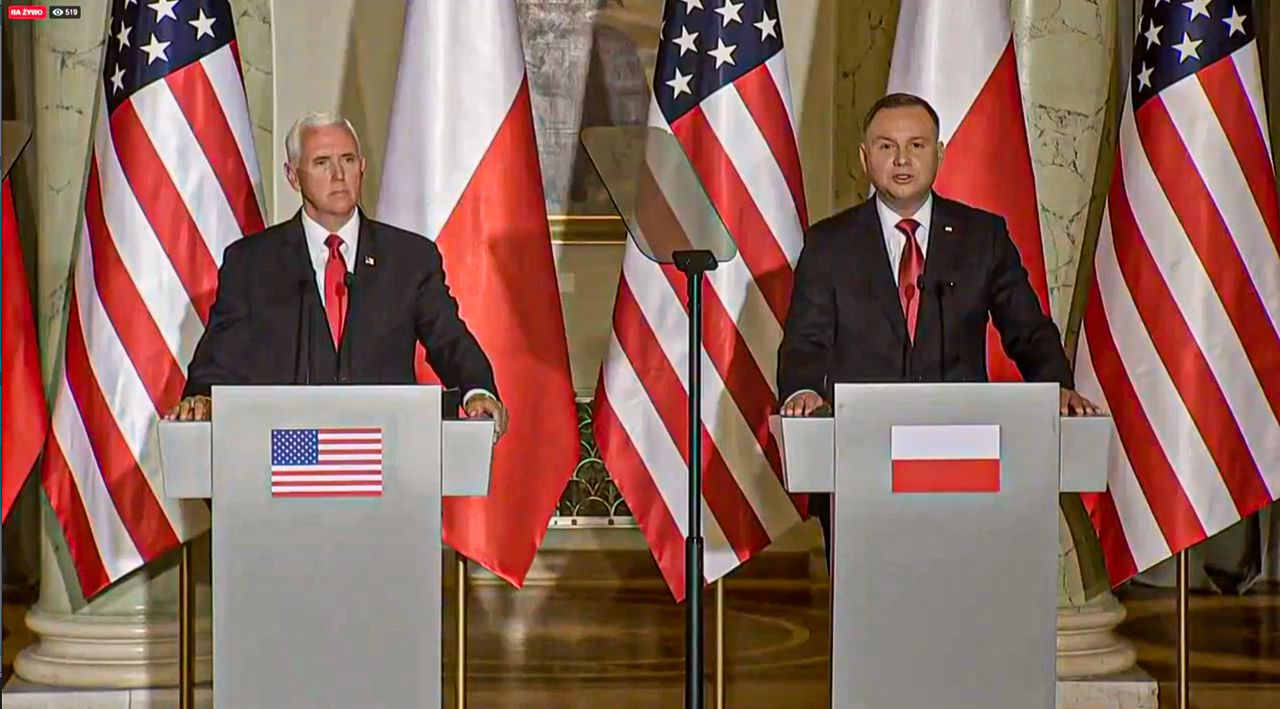 80. rocznica wybuchu II wojny światowej. Spotkanie Duda-Pence. "We are rodzina"