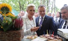 Andrzej Duda gospodarzem dożynek w Spale. "Rolnicy zasługują na szacunek i wdzięczność"