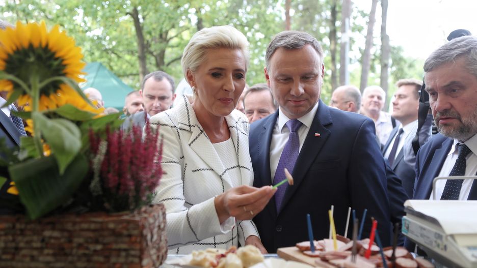 Andrzej Duda testował lokalne specjały