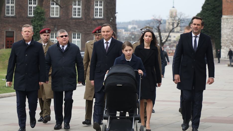Do Krakowa przyjechała także Marta Kaczyńska z dziećmi