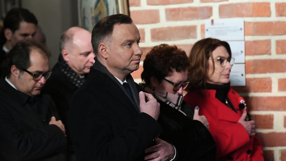 Prezydent Andrzej Duda i marszałek Małgorzata Kidawa-Błońska