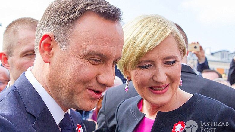 Agata Duda i Andrzej Duda 2 maja fot. East News