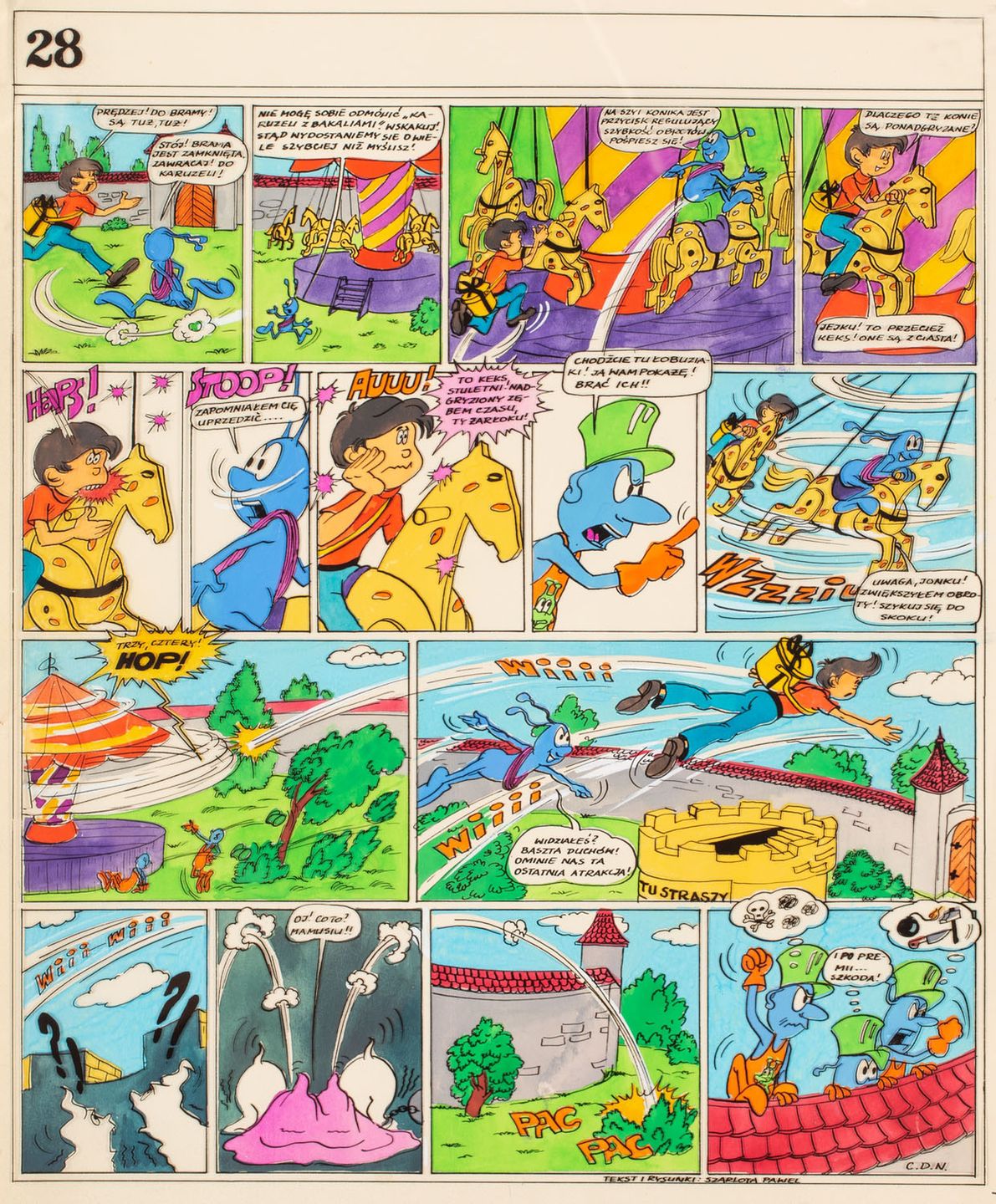 Dom Aukcyjny DESA Unicum zorganizował wystawę plansz komiksowych, które trafią na licytację 