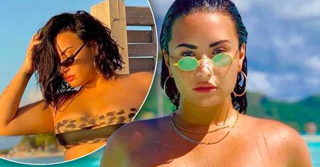pokazała pełniejsze kształty w bikini. Wygląda świetnie, chociaż nie nosi już rozmiaru "zero"