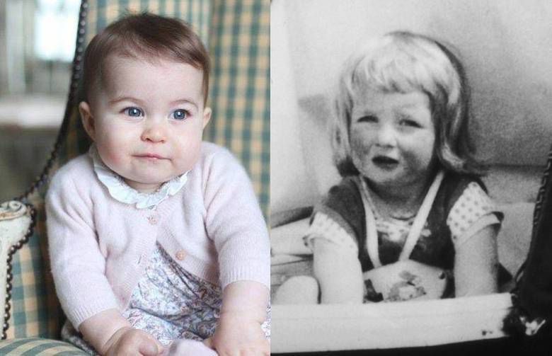Księżna Diana i księżniczka Charlotte są do siebie podobne