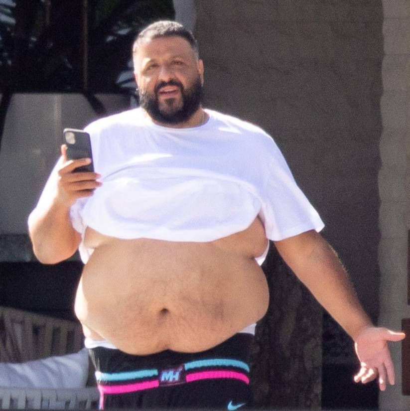 DJ Khaled ma spory brzuch