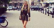 Doda w seksownej stylizacji na spacerze. Zdecydowanie czuje wiosnę