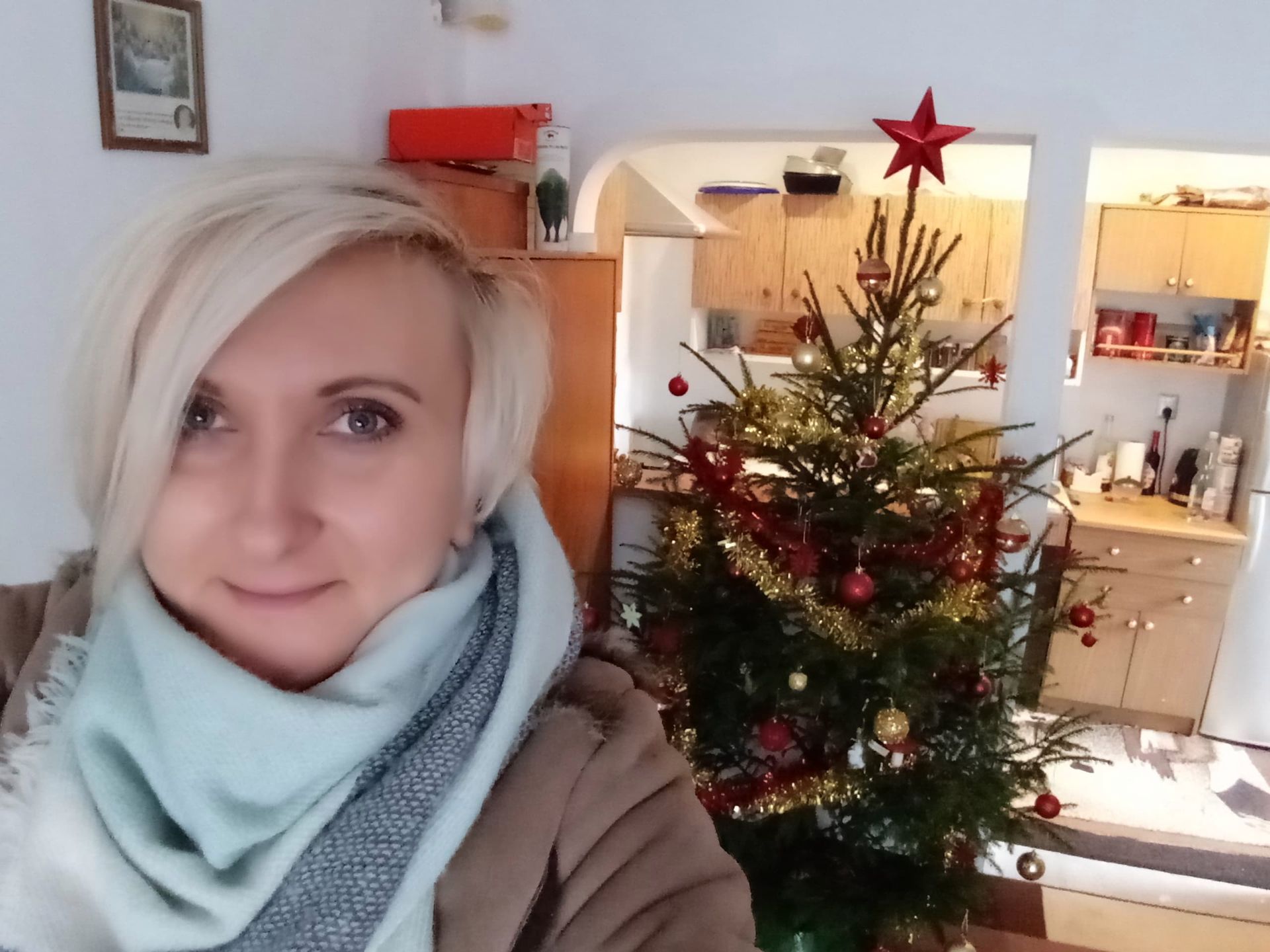 Aneta wprowadziła się do domu przed świętami 