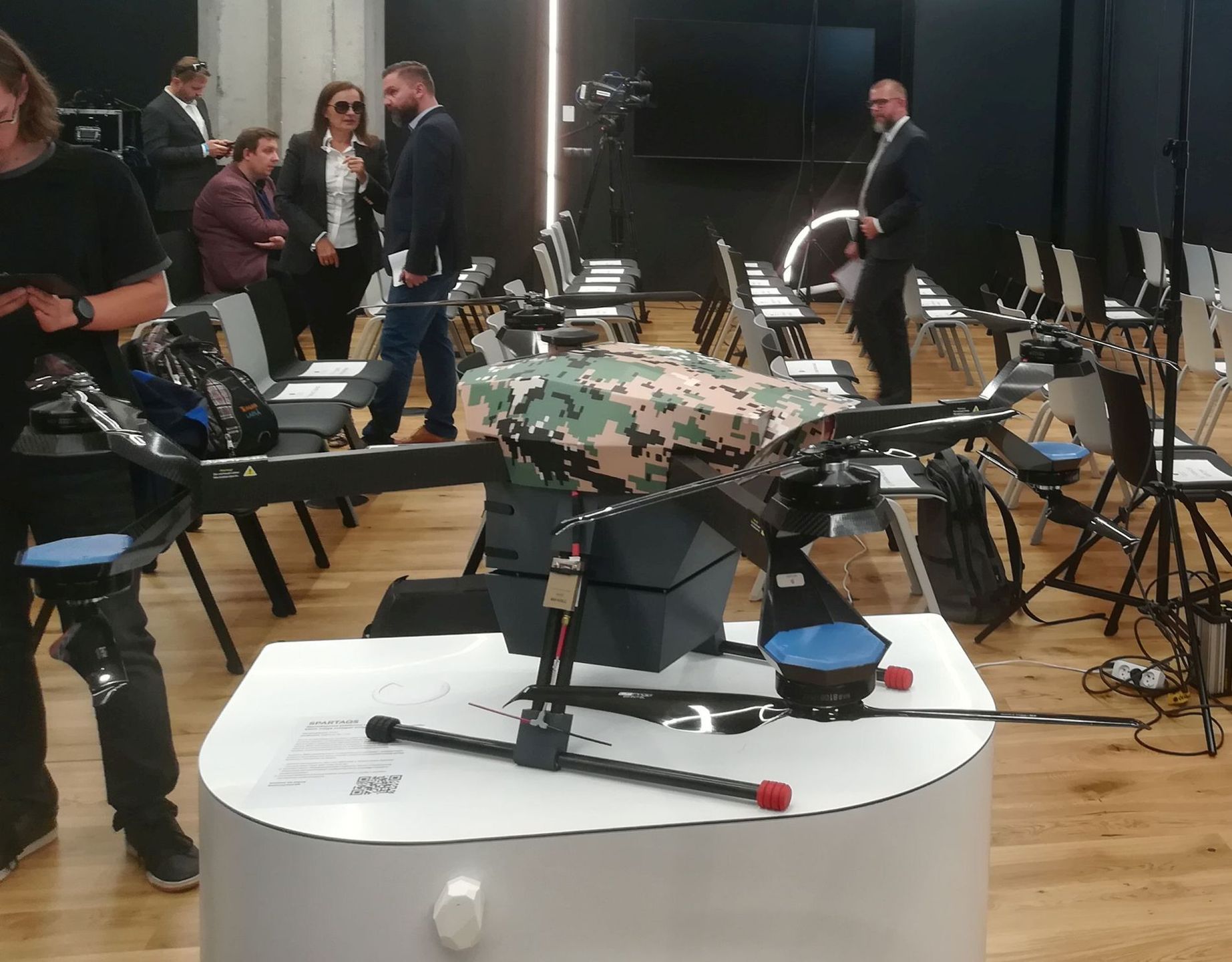 Dron na wystawie w CDT 