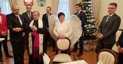 Wigilia radnych w Zielonej Górze. Na spotkaniu "objawił się" nowy aniołek Kaczyńskiego