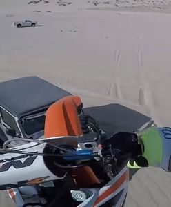 #dziejesiewmoto: nietypowy skok motocyklem, o włos od wypadku i nowa Toyota Supra