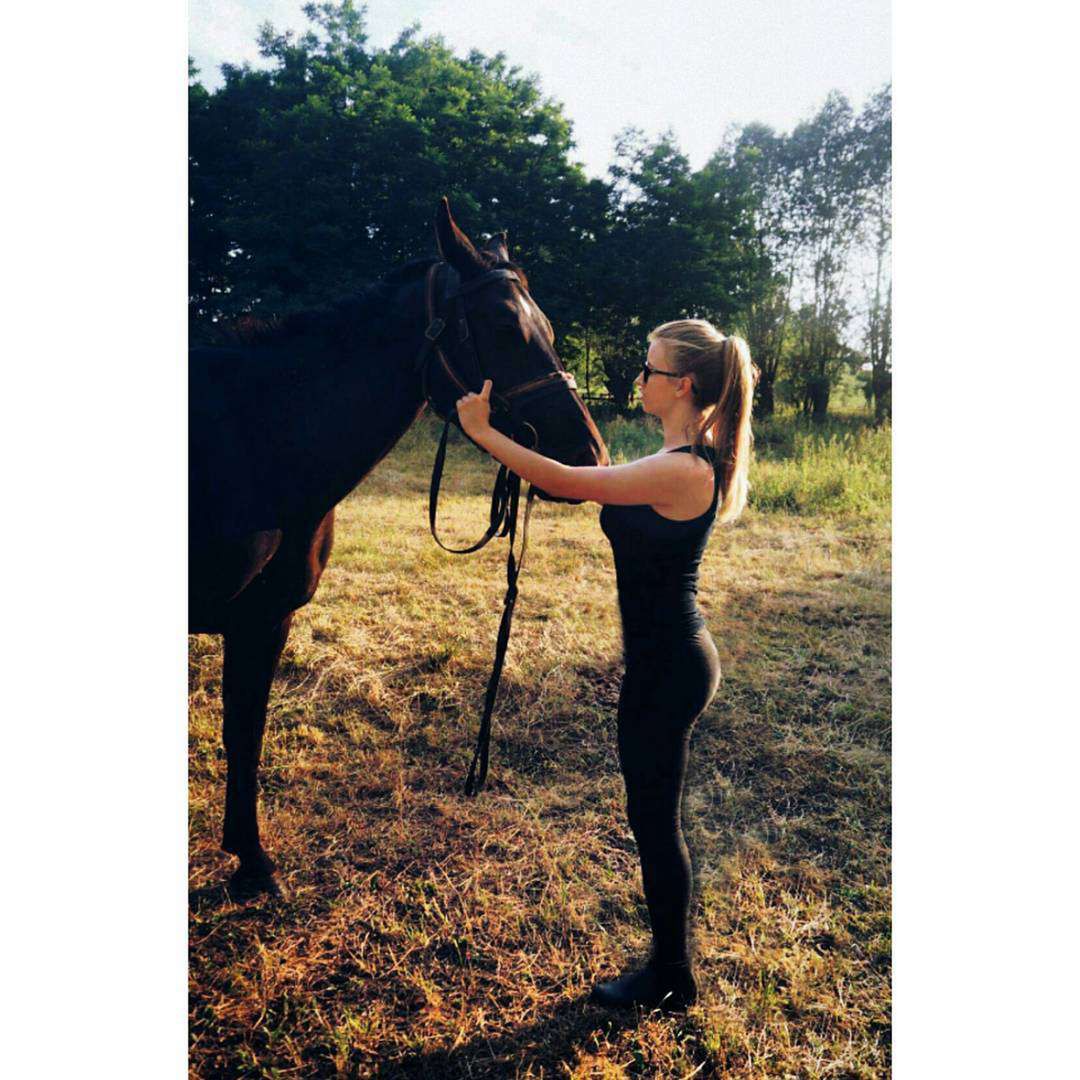 Ewelina Golczyńska (Martyniuk) uwielbia konie