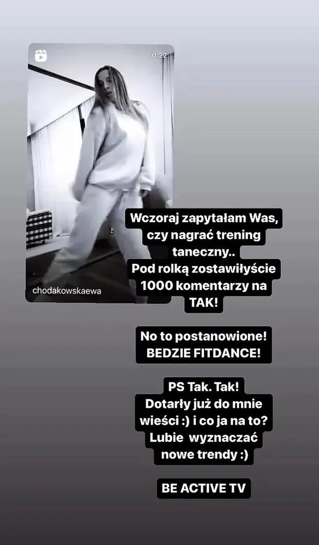 Ewa Chodakowska o trendach w fitnessie