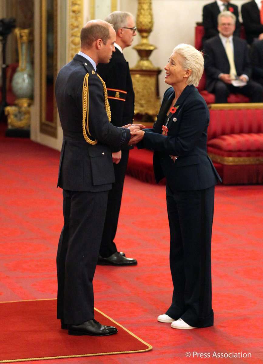 Emma Thompson i książę William