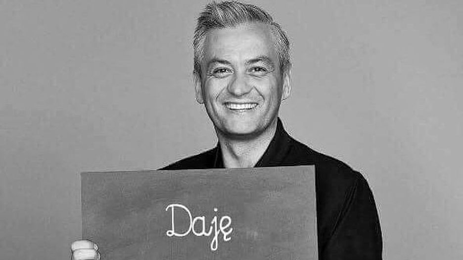 Przerobione zdjęcie Roberta Biedronia.