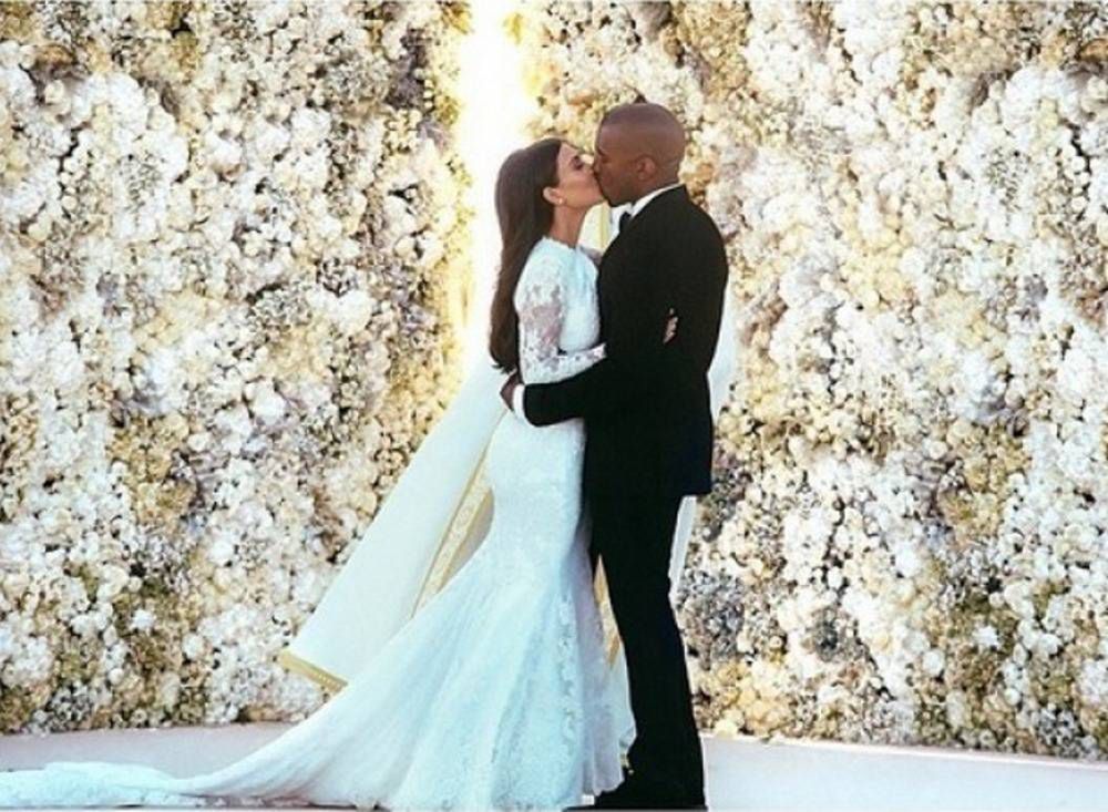 Kim Kardashian i Kayne West Fot. screen z Instagram