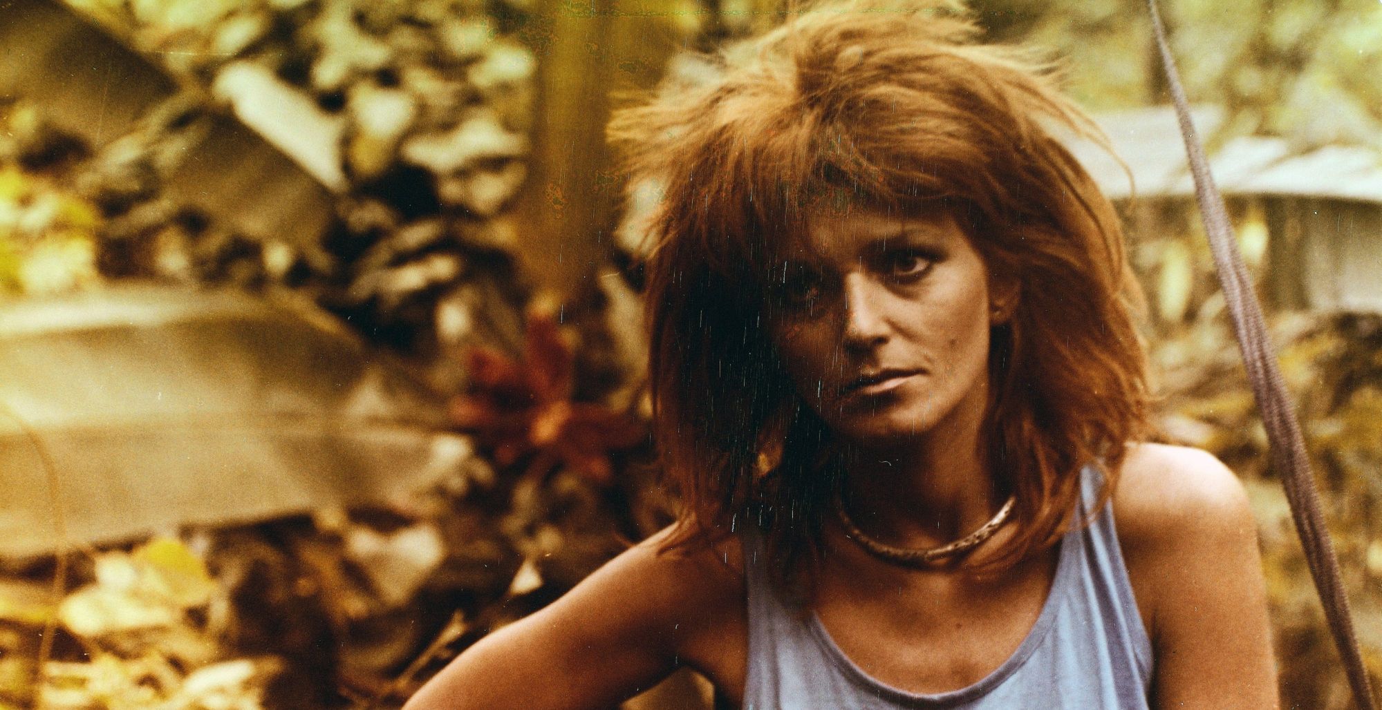 Ewa Sałacka na planie "Klątwy Doliny Węży"