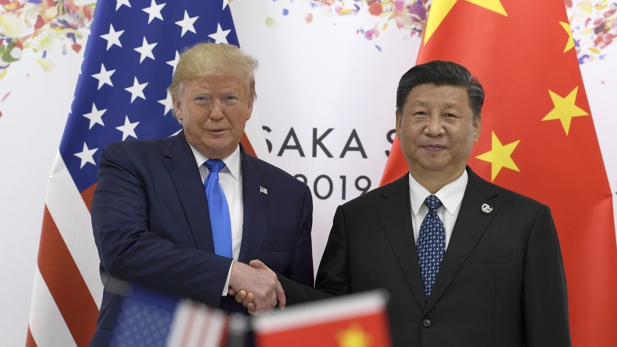 Amerykański prezydent Donald Trump i przywódca Chin Xi Jinping