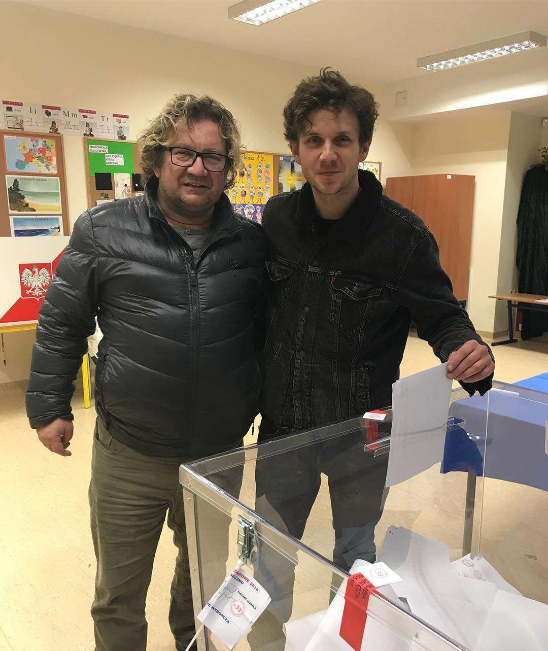 Antoni Królikowski z ojcem – wybory samorządowe 2018