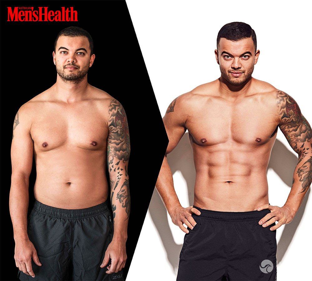 Guy Sebastian sporo schudł. Metamorfoza gwiazdy Eurowizji i Idola