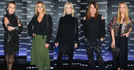 Gwiazdy na premierze spektaklu "Niezwyciężony": Edyta Pazura, Karolina Szostak, Natalia Klimas, Bogna Sworowska