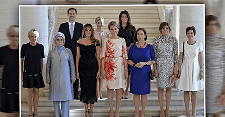 To zdjęcie pierwszym dam przejdzie do historii! Tym razem to nie Melania Trump skradła show