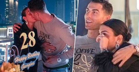 Cristiano Ronaldo wydał fortunę na prezent urodzinowy dla Georginy. Zdjęcie ukochanej wyświetlono na najwyższym wieżowcu świata. Widok powala