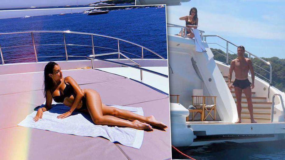 Georgina Rodriguez, Cristiano Ronaldo na jachcie