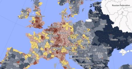 Polska bieda. Ta mapa pokazuje, jak wyglądamy na tle Europy