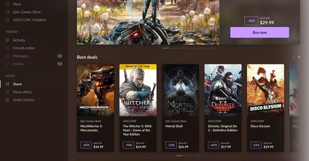 Nie lubisz Epic Games Store, ale chciałbyś kupować ich gry? Gog w tym pomoże