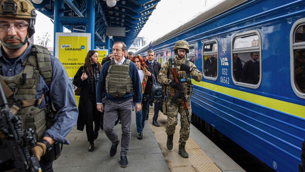 Marszałek Senatu Grodzki oraz przewodniczący czeskiego Senatu Miloš Vystrčil dotarli do Kijowa.