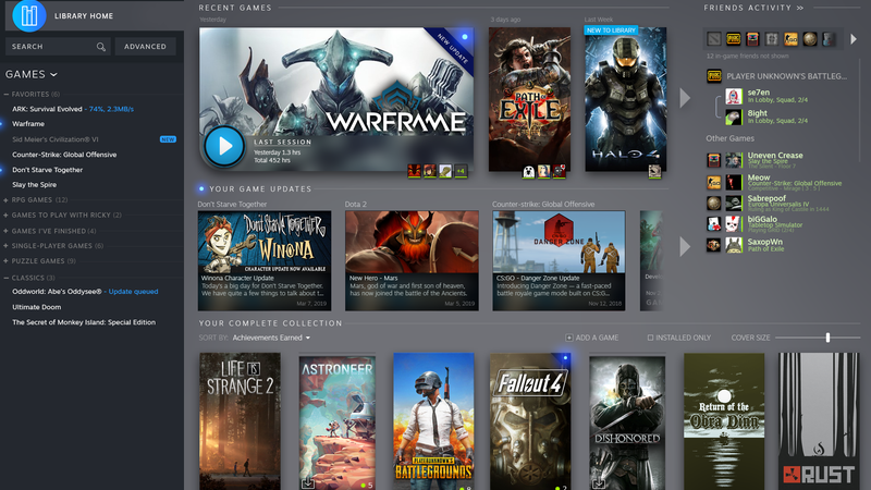 Steam nareszcie zaktualizował wygląd swojego serwisu