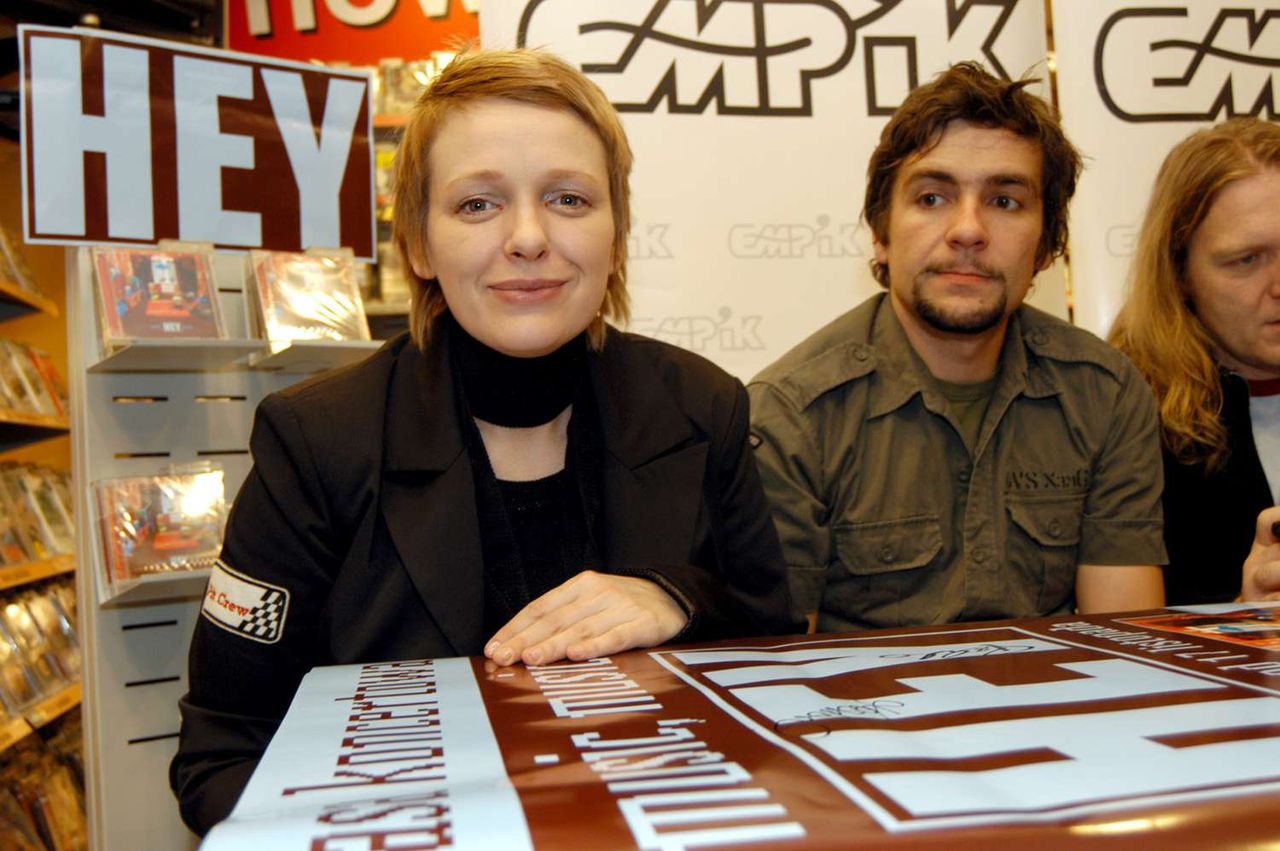 Katarzyna Nosowska i Paweł Krawczyk występowali razem w HEY