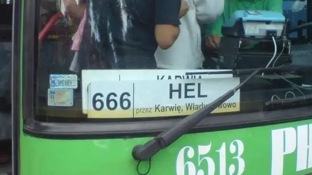 Autobus linii 666. Według Frondy to niebyt dobrze ukryta promocja satanizmu