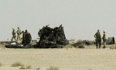 Irak mówi o zestrzeleniu samolotu, USA dementują