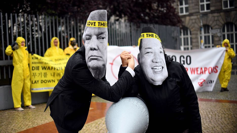 Protest ICAN w Berlinie