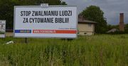 IKEA z billboardem w głośnej sprawie. "Stop zwalnianiu ludzi za cytowanie Biblii"