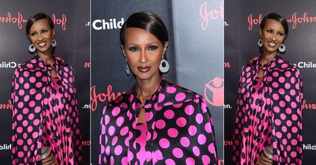 LOOK OF THE DAY: Iman cała w różu od Duro Olowu