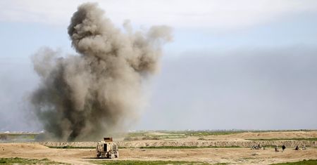 Irak. Atak rakietowy na bazę wojskową pod Bagdadem
