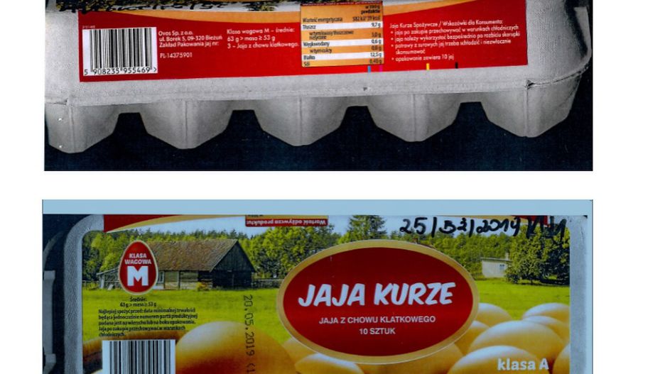 Partia zakażonych jajek