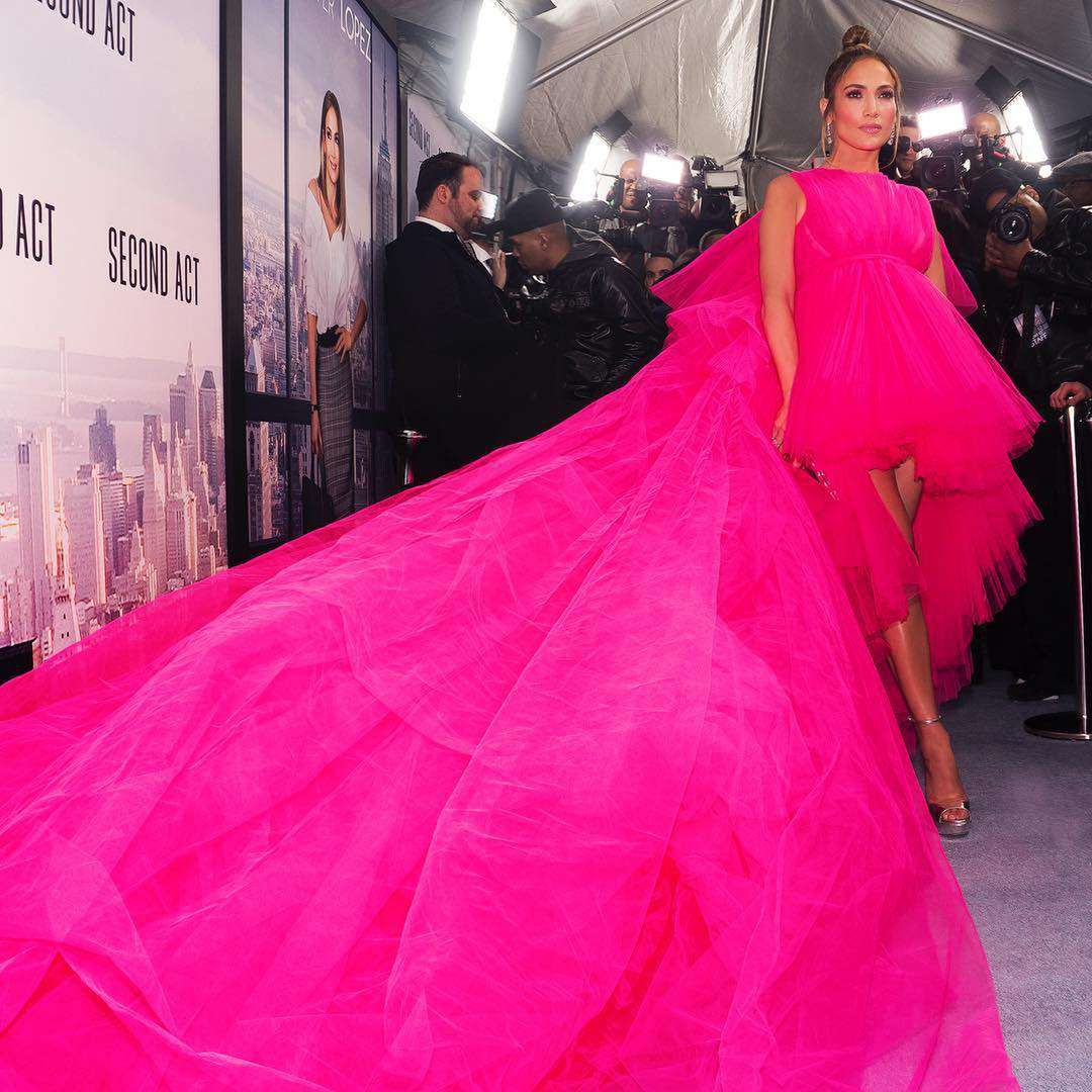 Jennifer Lopez na premierze filmu Second Act