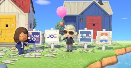 Joe Biden i Kamala Harris w Animal Crossing. Prawdziwa kampania prezydencka w grze wideo