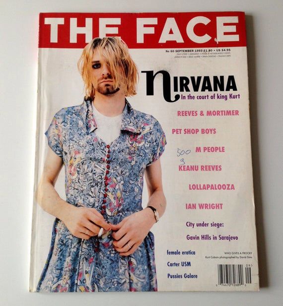 Kurt Cobain w sukience na okładce The Face