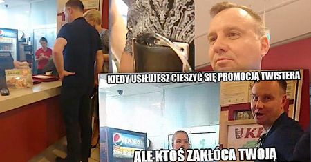 Awantura w KFC z udziałem Andrzeja Dudy. Sieć fast foodów zabrała głos! Genialnie wybrnęli za całego zamieszania [WIDEO]