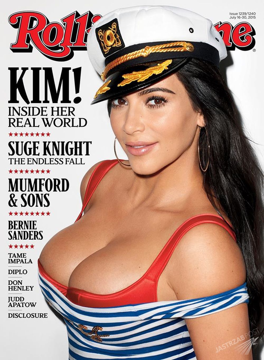 Kim Kardashian na okładce Rolling Stone, fot. Facebook