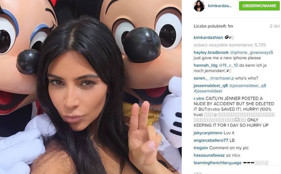 Wiktoria Grycan kopiuje Kardashianki, fot. Instagram